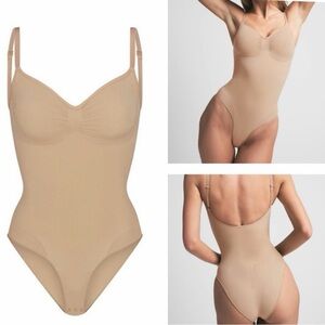 NWOT Skims Seamless Sculpt Brief Bodysuit Women’s Medium Nude